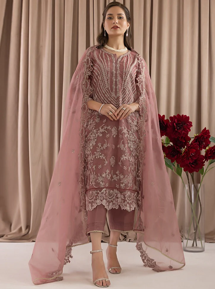 Bahaar Formal Stitched/Pret Embroidered Collection – BFS-5 - Image 3