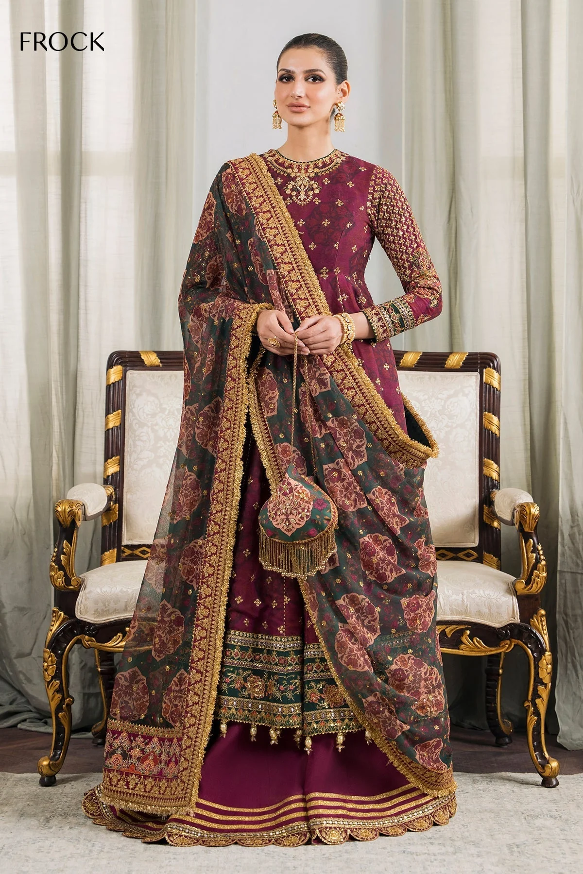 Baroque Chantelle Embroidered Luxury Formals – CH12-03 - Image 3