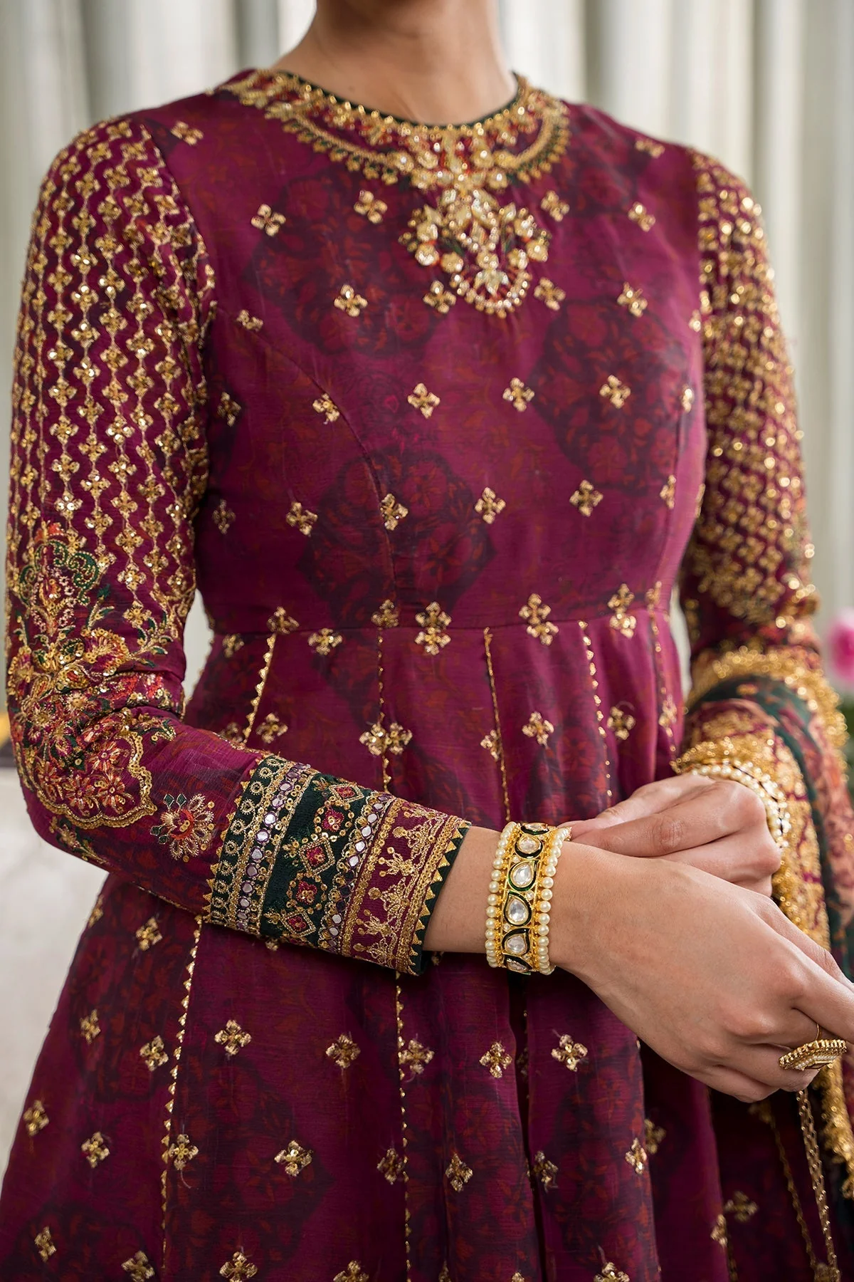 Baroque Chantelle Embroidered Luxury Formals – CH12-03 - Image 8