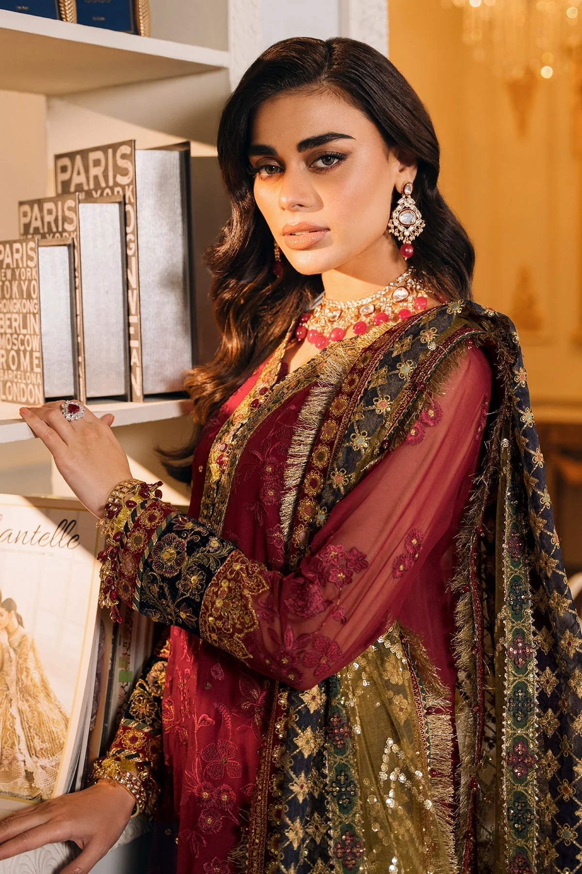 Baroque Chantelle Embroidered Luxury Formals – CH12-07 - Image 13