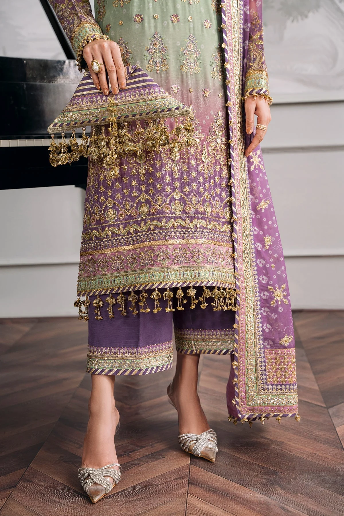 Baroque Chantelle Embroidered Luxury Formals – CH12-08 - Image 19