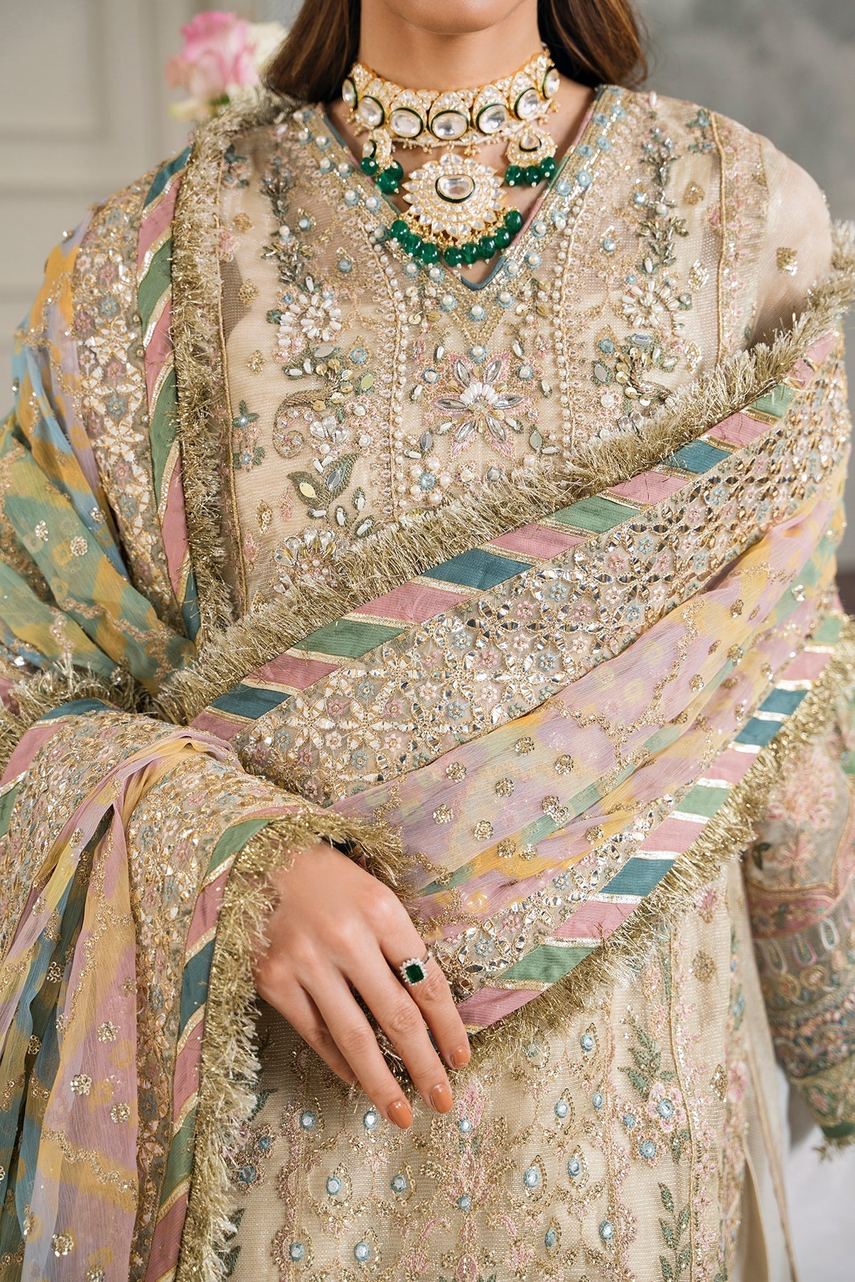Baroque Chantelle Embroidered Luxury Formals – CH12-04 - Image 16