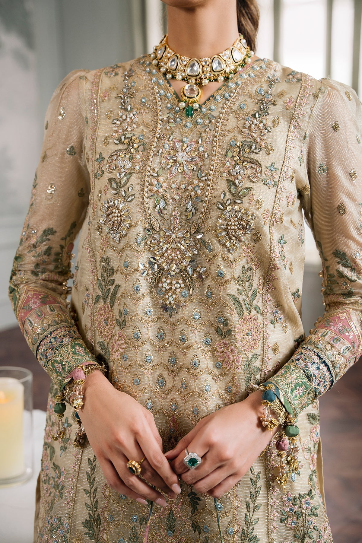 Baroque Chantelle Embroidered Luxury Formals – CH12-04 - Image 9