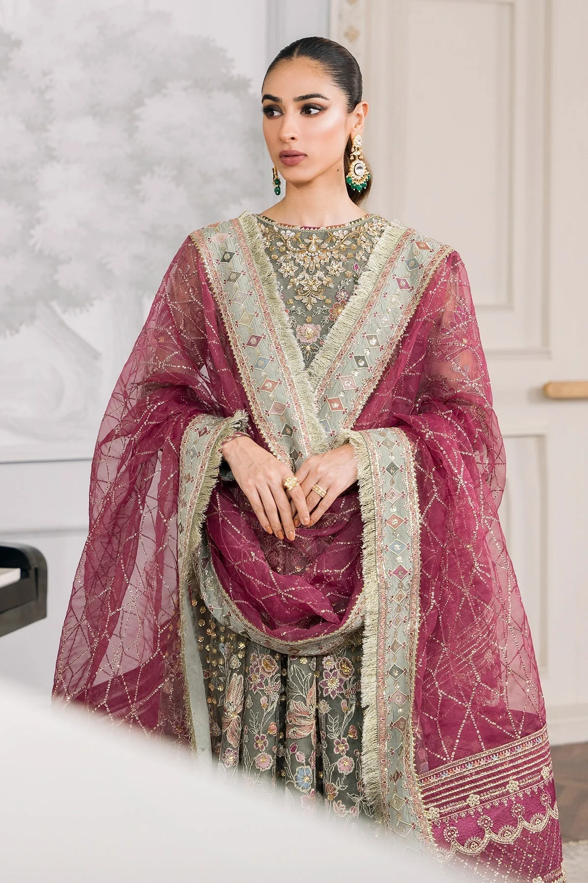 Baroque Chantelle Embroidered Luxury Formals – CH12-02 - Image 5