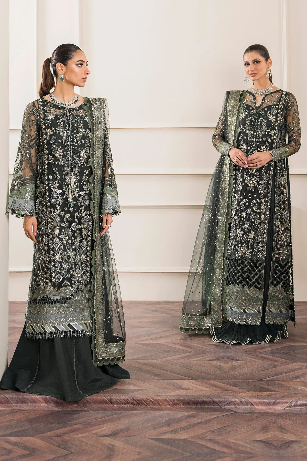 Baroque Chantelle Embroidered Luxury Formals – CH12-05 - Image 21
