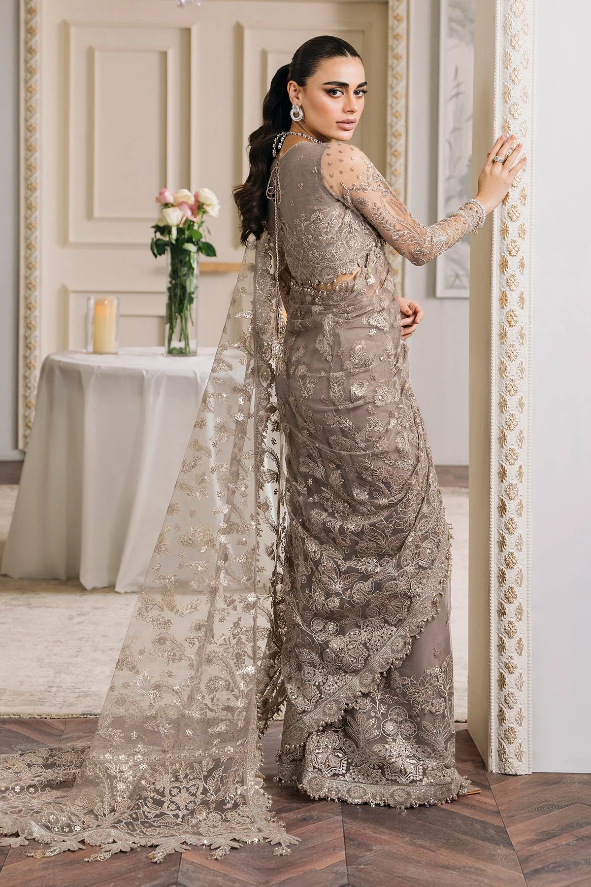 Baroque Chantelle Embroidered Luxury Formals – CH12-06 - Image 9