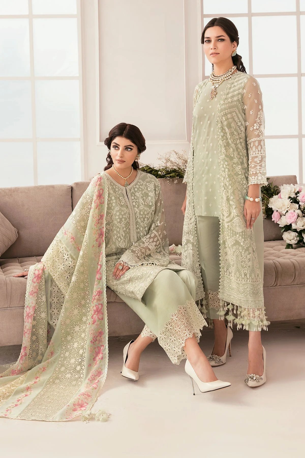 Baroque Chantelle Formal Collection – EMBROIDERED CHIFFON CH11-01