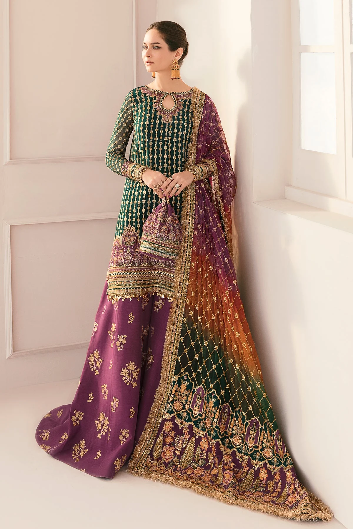 Baroque Chantelle Formal Collection – EMBROIDERED CHIFFON CH11-06 - Image 9