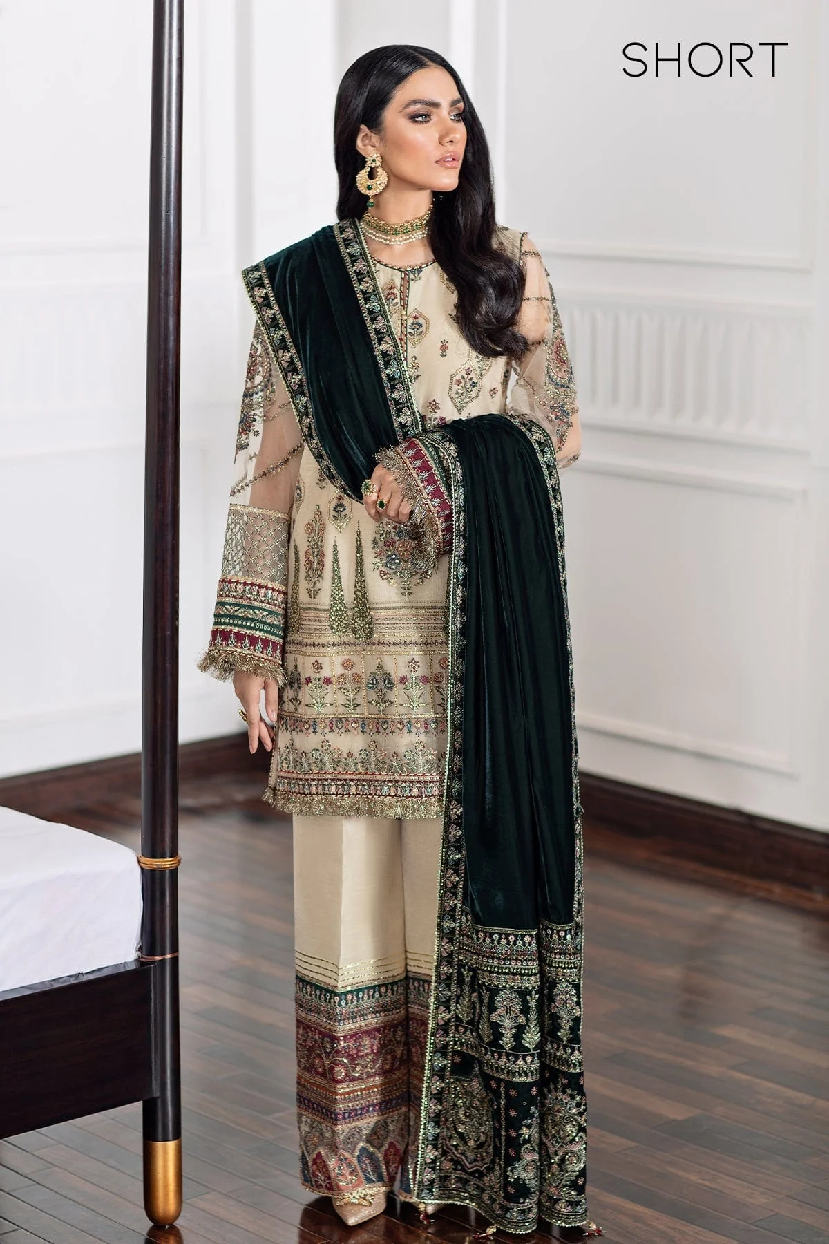 Baroque Chantelle Luxury Embroidered Chiffon Collection – EC-01-CH09 - Image 4