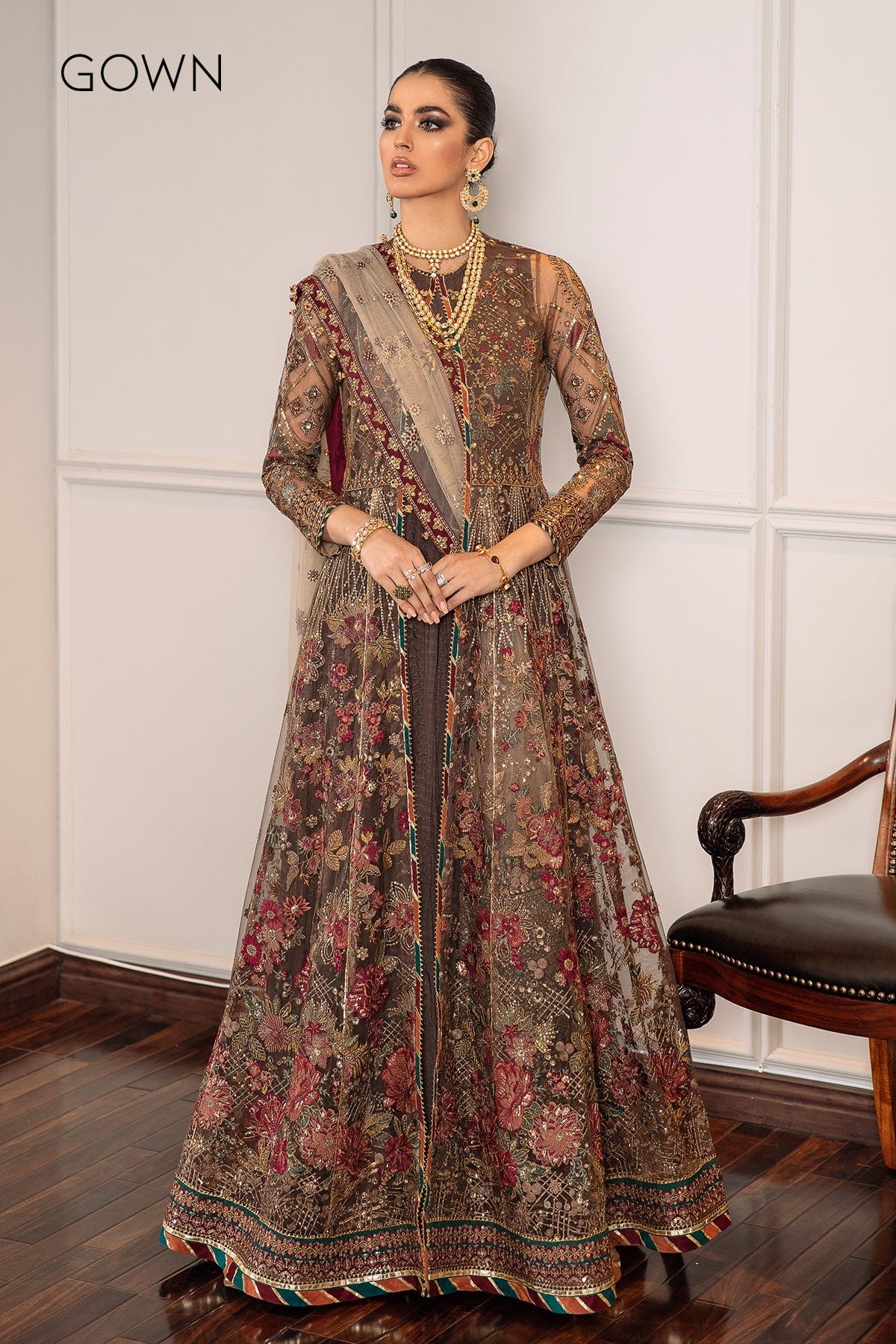 Baroque Chantelle Luxury Embroidered Chiffon Collection – EC-02-CH09 - Image 16