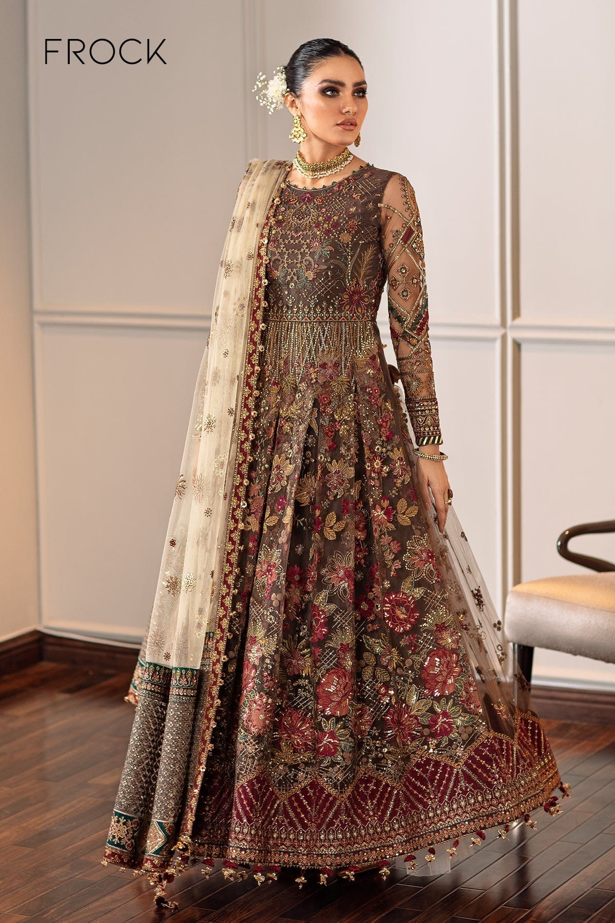 Baroque Chantelle Luxury Embroidered Chiffon Collection – EC-02-CH09 - Image 22