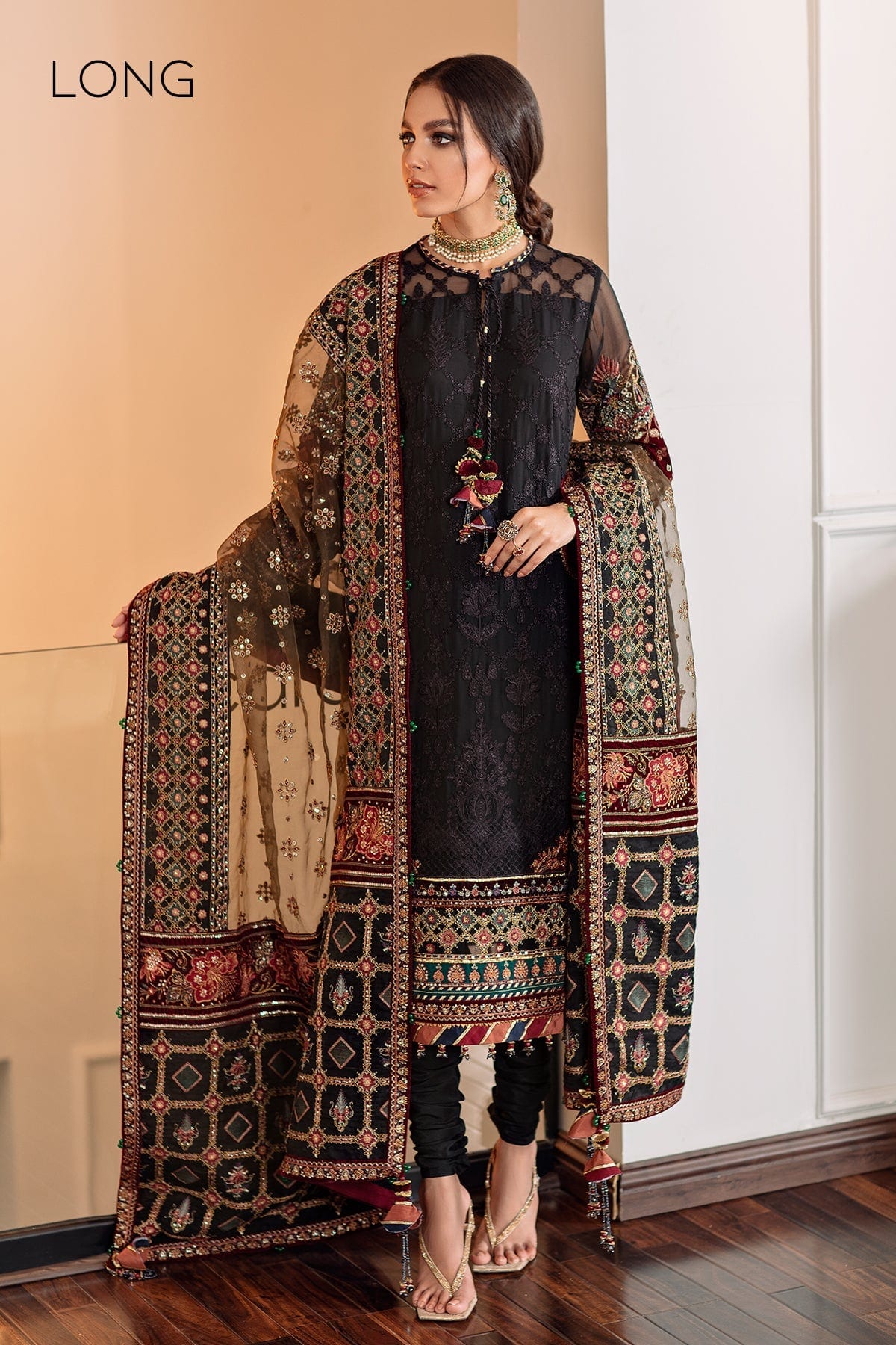 Baroque Chantelle Luxury Embroidered Chiffon Collection – EC-04-CH09 - Image 17