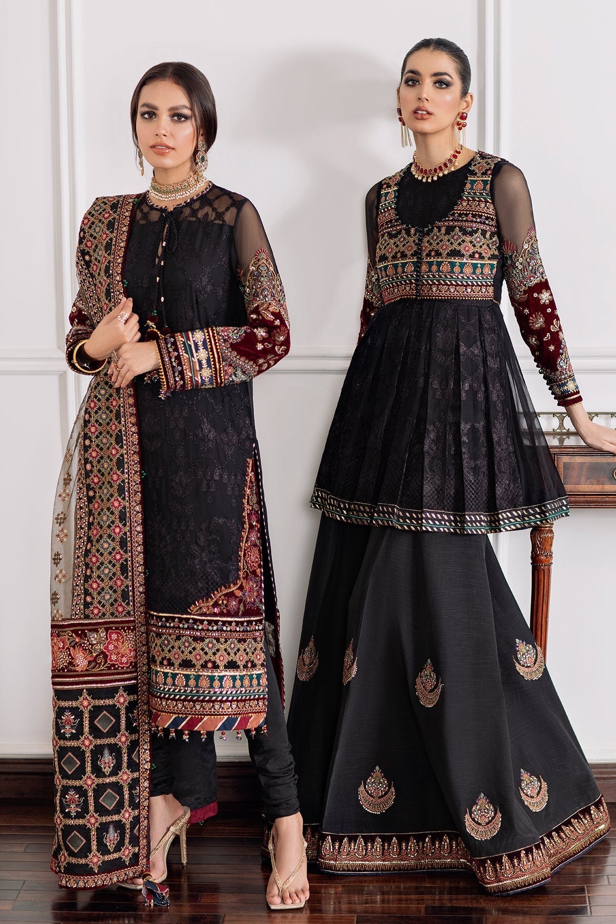 Baroque Chantelle Luxury Embroidered Chiffon Collection – EC-04-CH09 - Image 8
