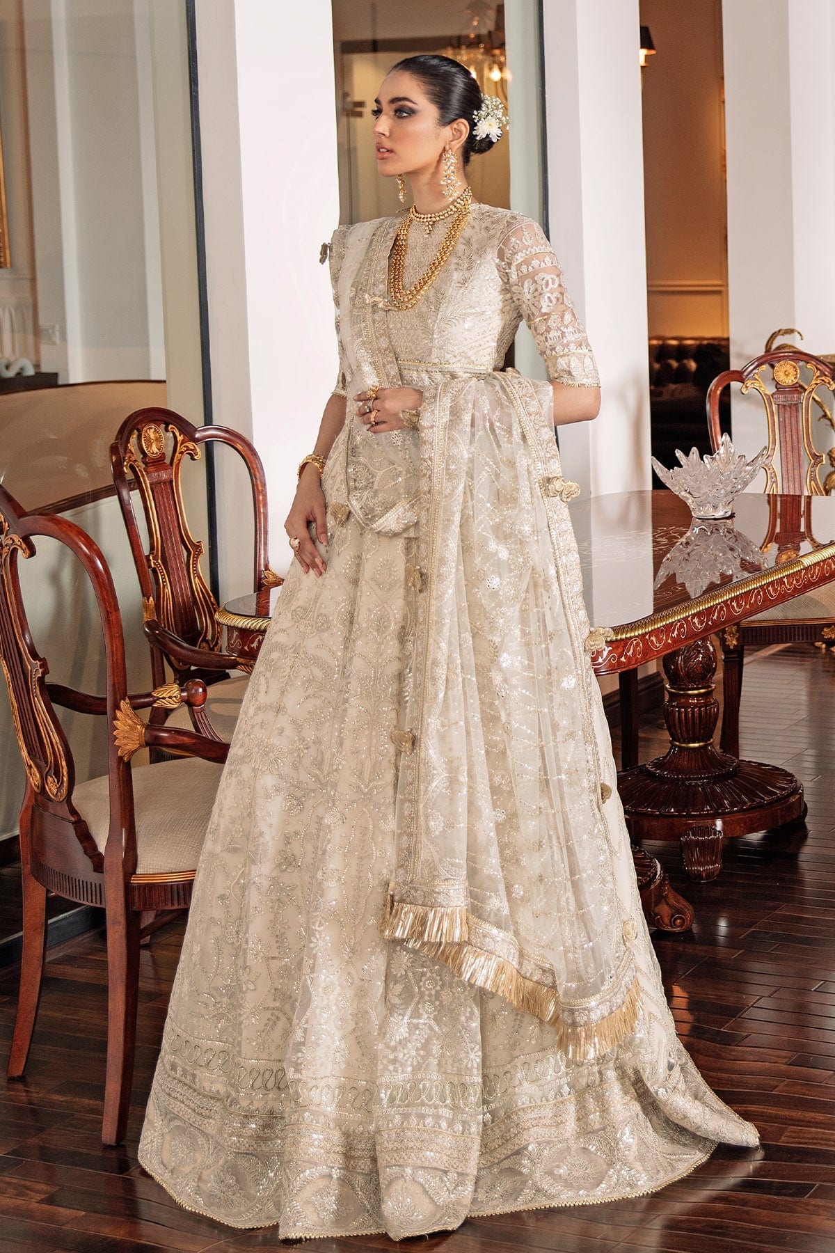 Baroque Chantelle Luxury Embroidered Chiffon Collection – EC-05-CH09 - Image 10
