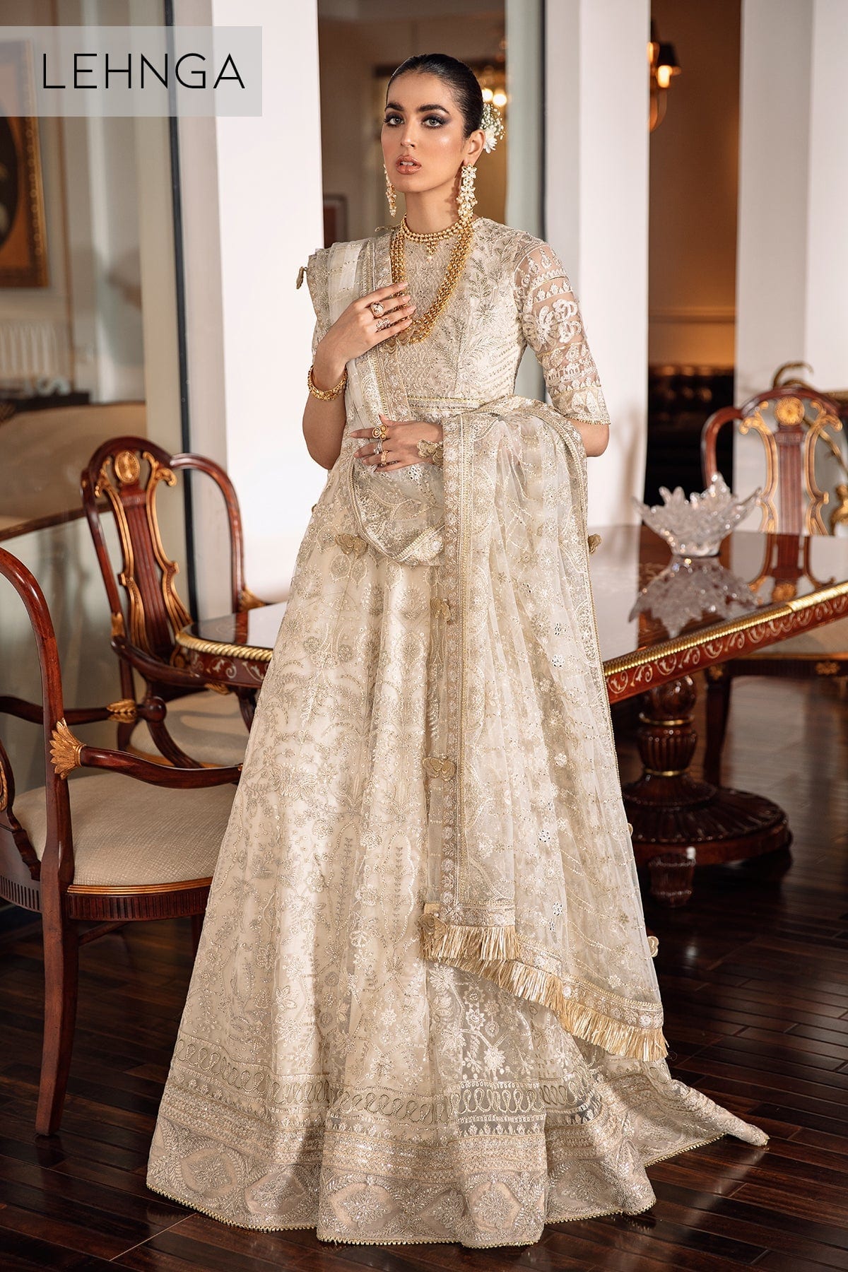Baroque Chantelle Luxury Embroidered Chiffon Collection – EC-05-CH09 - Image 2