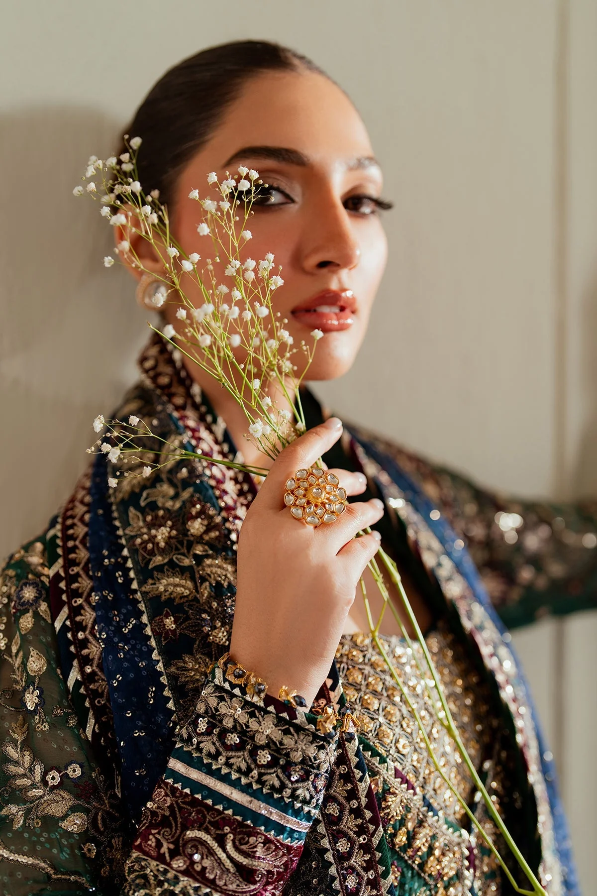 Baroque Chantelle Luxury Wedding Formals – Embroidered Chiffon CH13-03 - Image 22