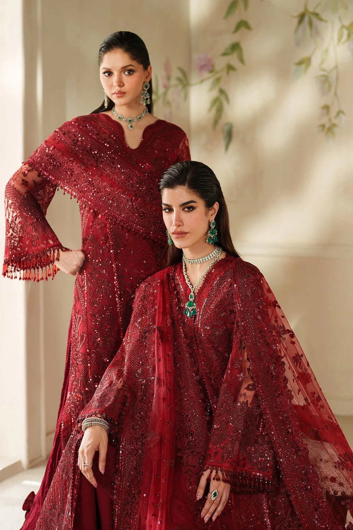 Baroque Chantelle Luxury Wedding Formals – Embroidered Net CH14-01