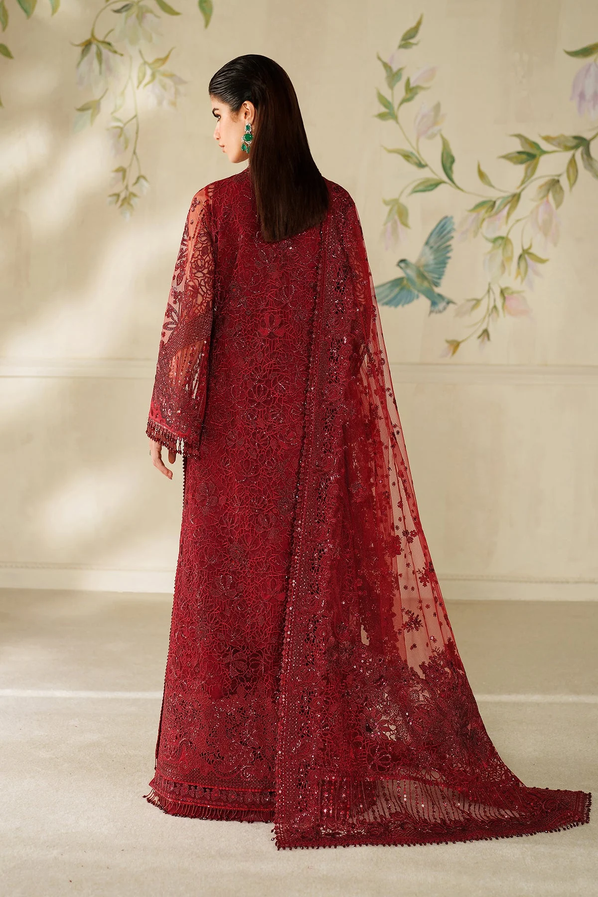Baroque Chantelle Luxury Wedding Formals – Embroidered Net CH14-01 - Image 11
