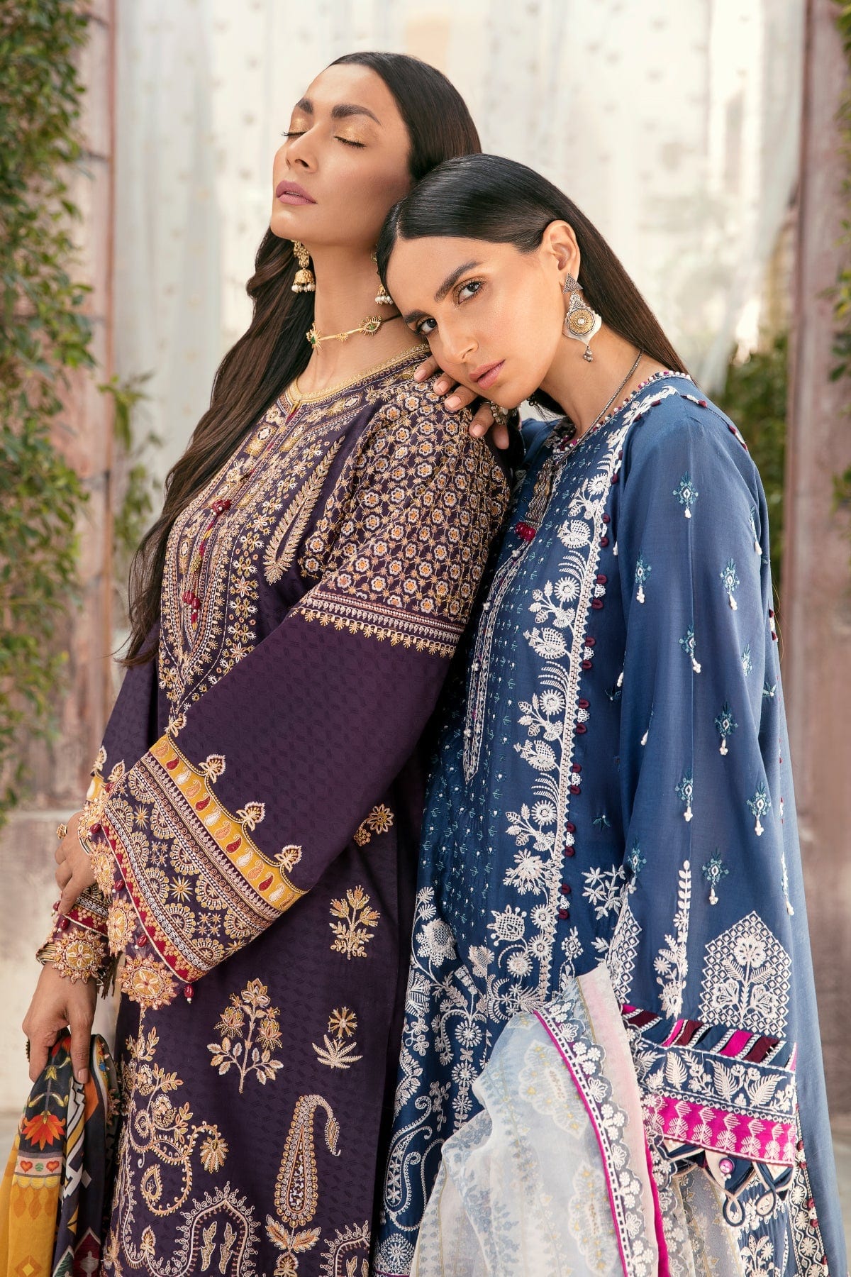 Baroque Festive Eid Lawn Collection – BQU-BL08-05 - Image 5