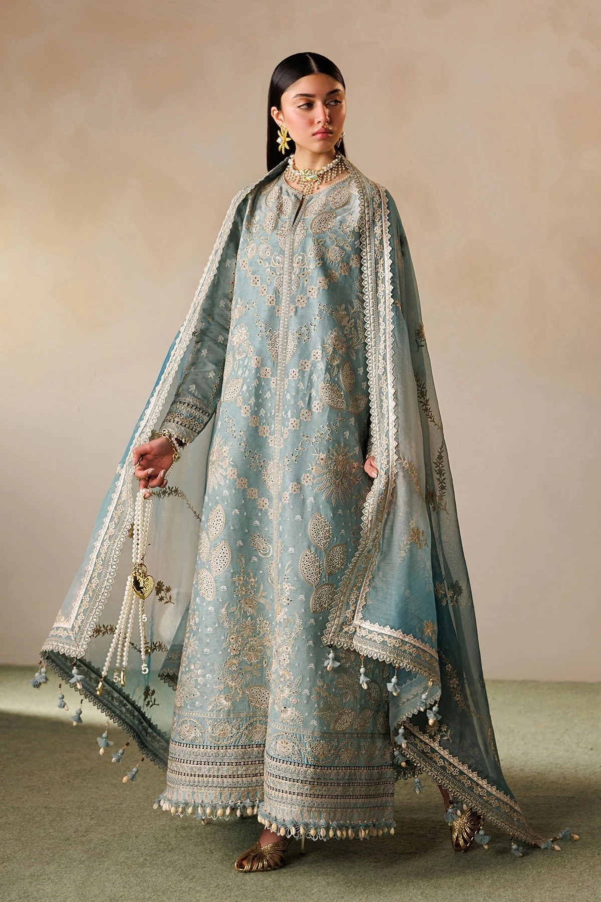 Baroque Luxury Eid Lawn – EL26-D01