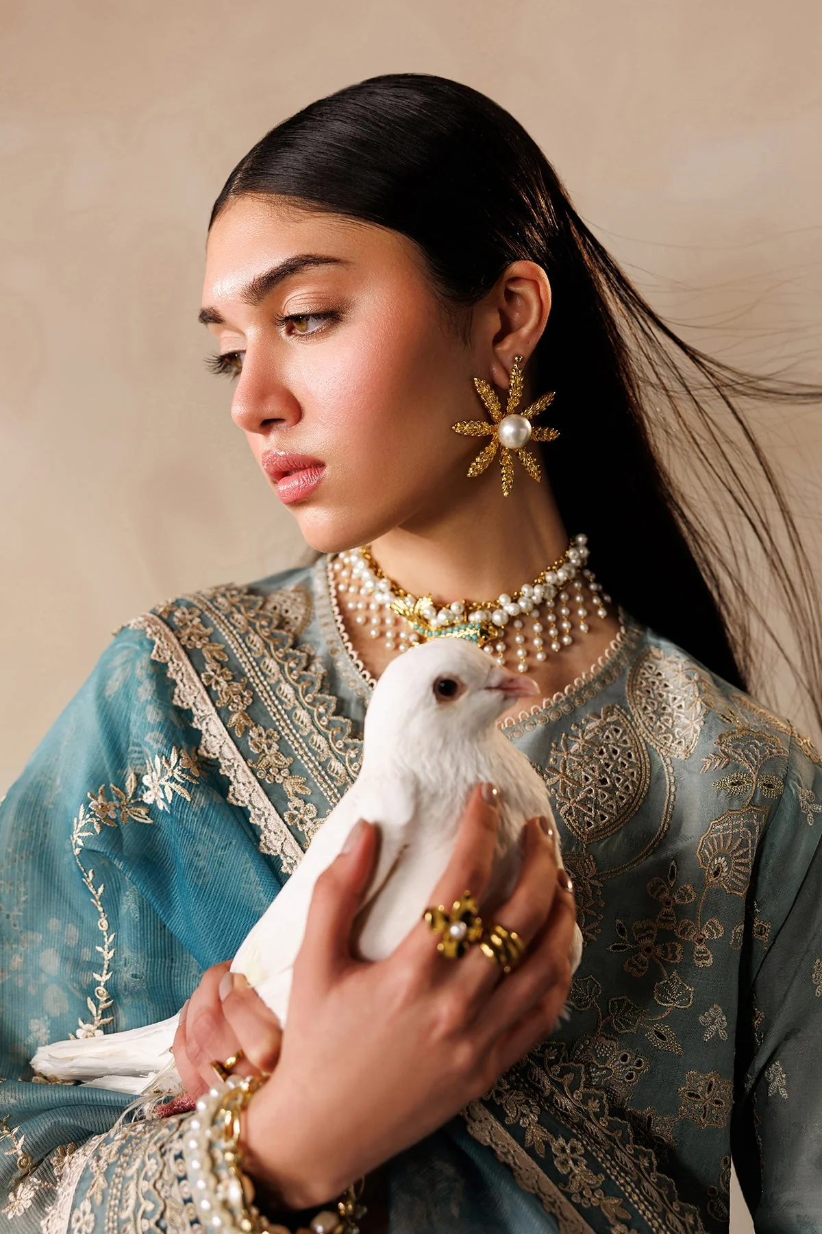 Baroque Luxury Eid Lawn – EL26-D01 - Image 8