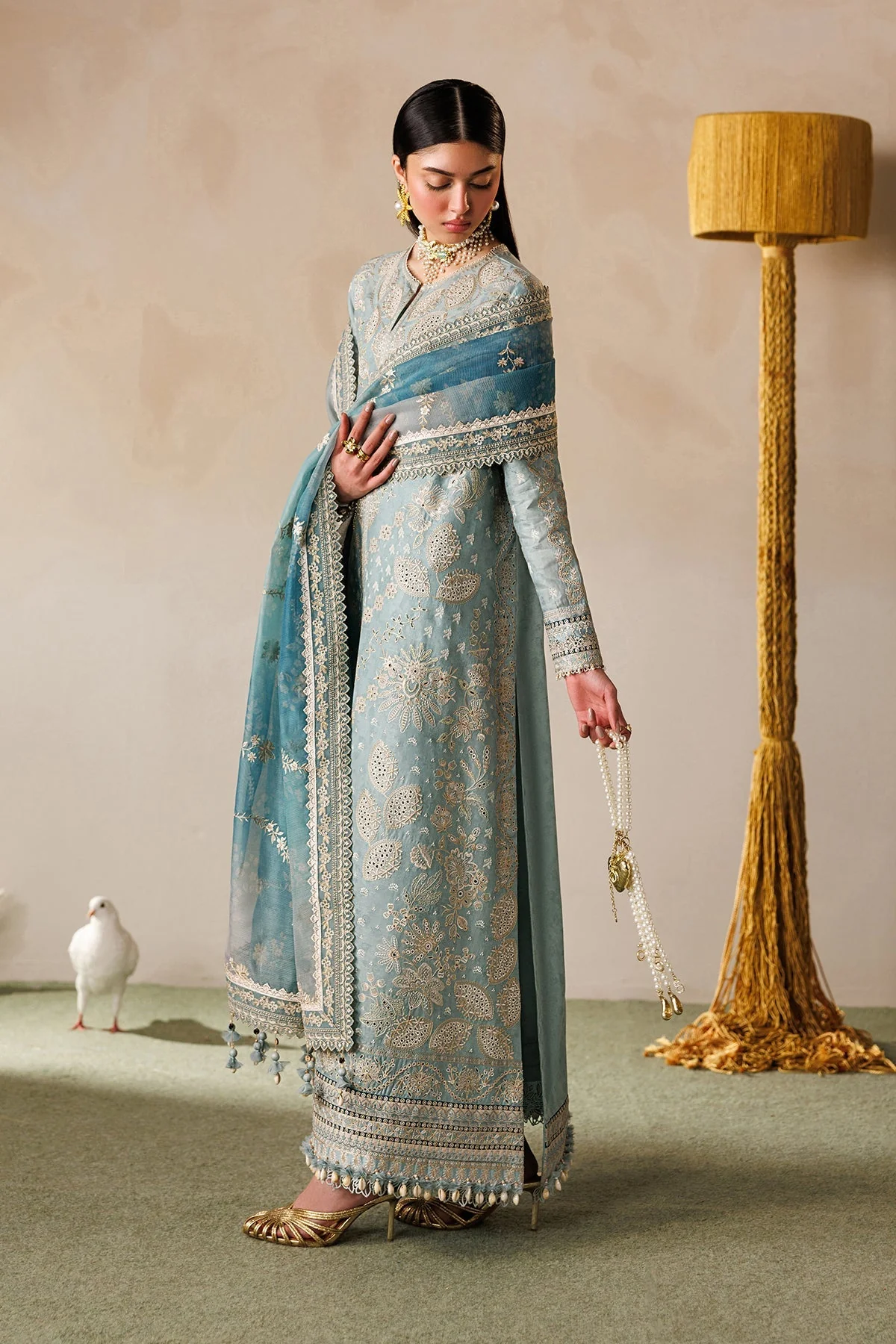 Baroque Luxury Eid Lawn – EL26-D01 - Image 9