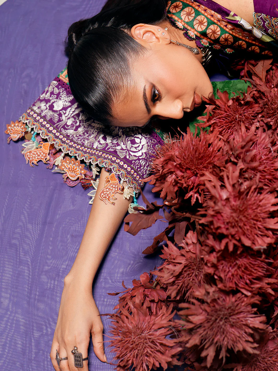 Bin Ilyas Amour Luxury Lawn – 186-A - Image 9
