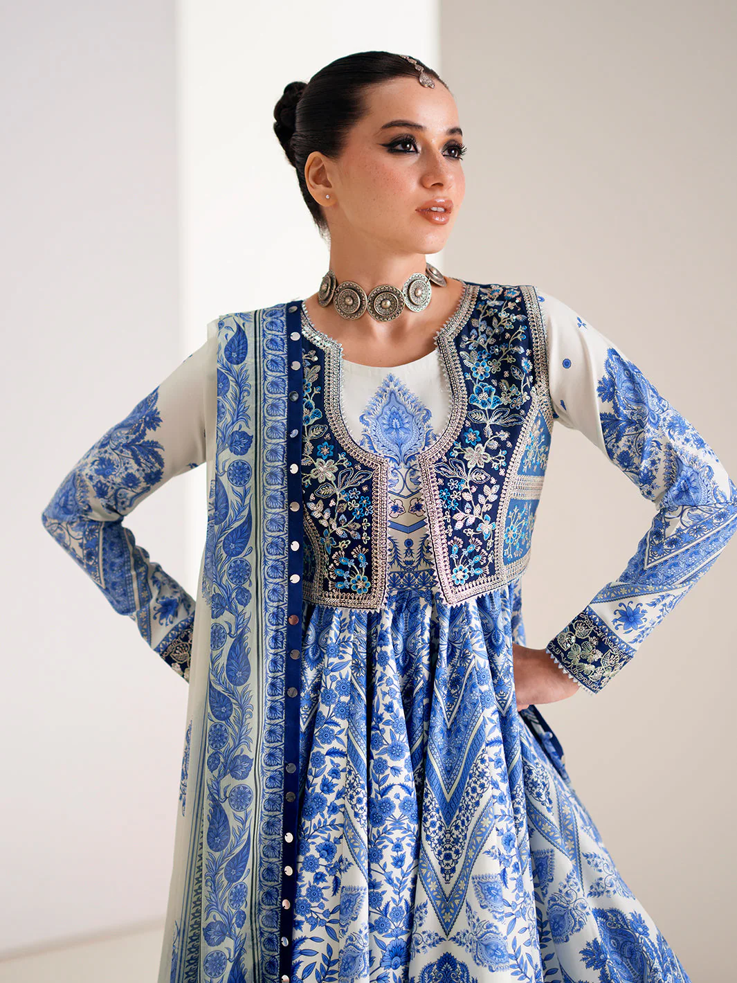 Bin Ilyas Amour Luxury Lawn – 188-A - Image 2