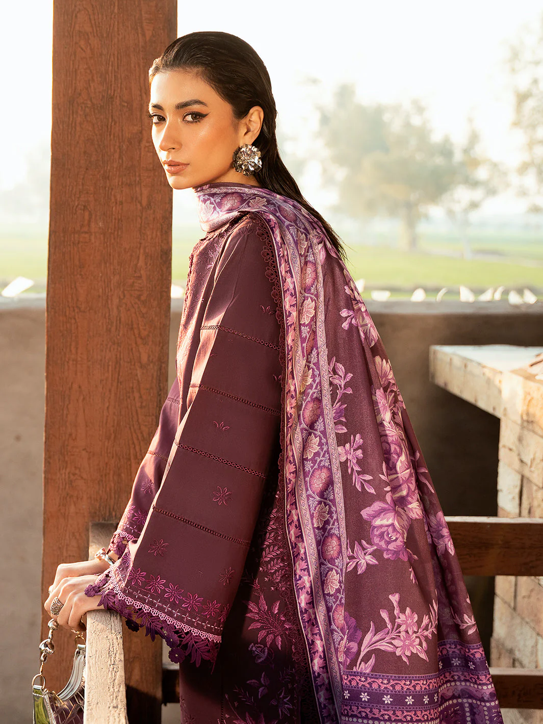 Bin Ilyas Kayra Summer Lawn Edit – 316 - A - Image 3
