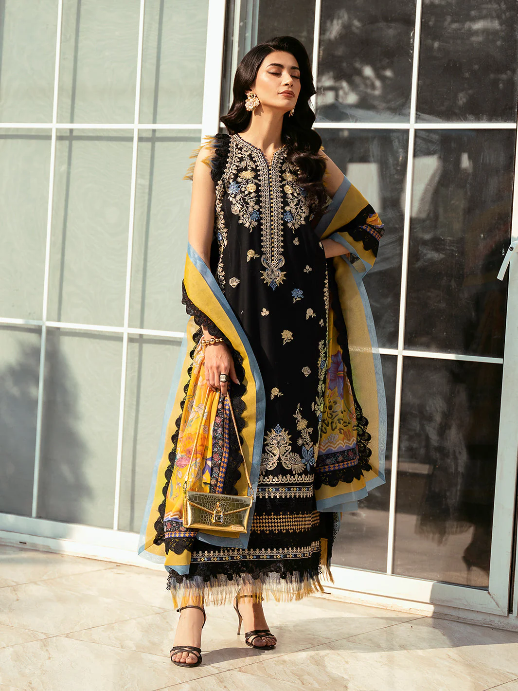 Bin Ilyas Kayra Summer Lawn Edit – 317 - A - Image 7