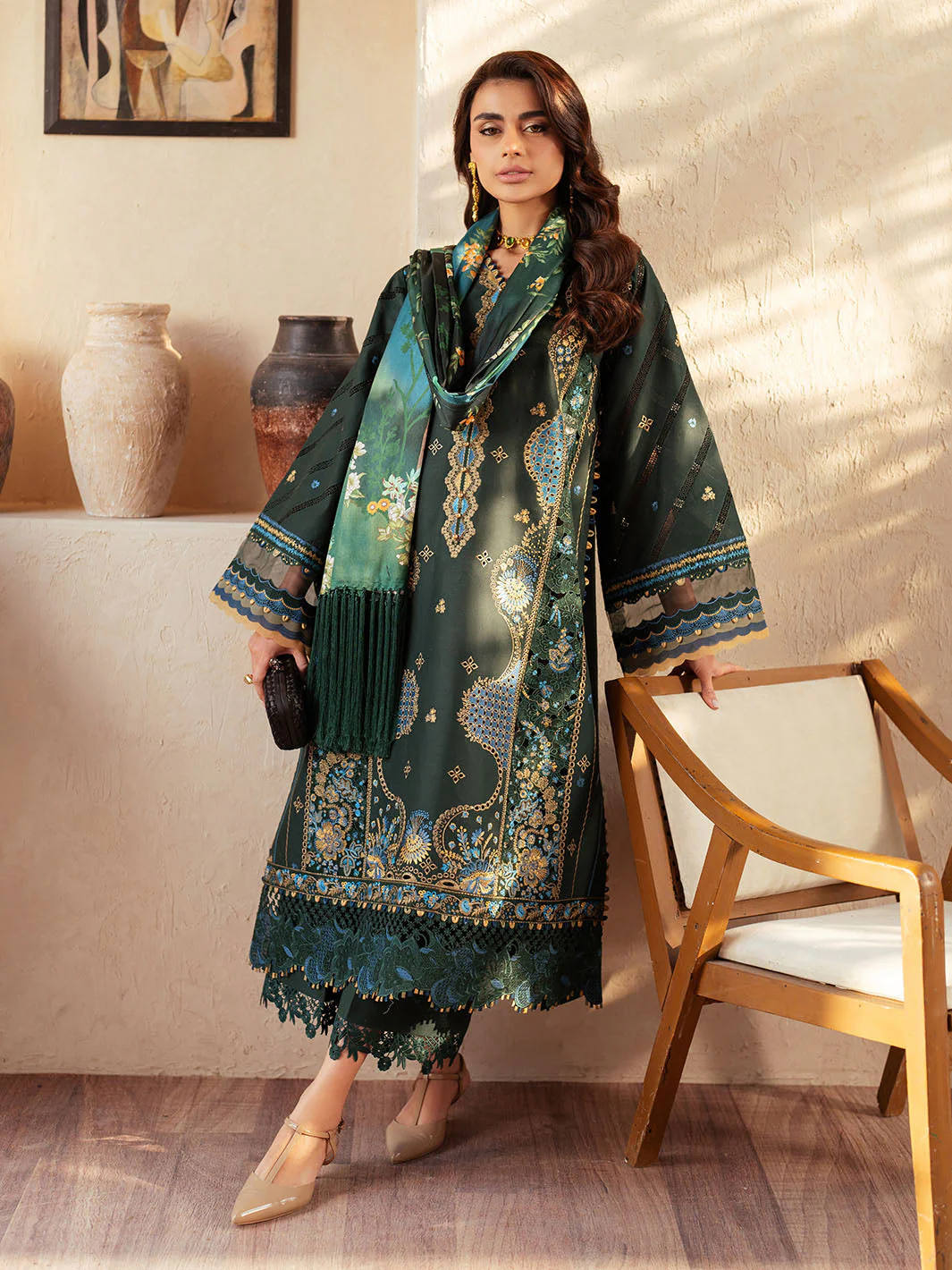 Bin Ilyas Mehroze Luxe Summer Lawn – 94 - A - Image 5