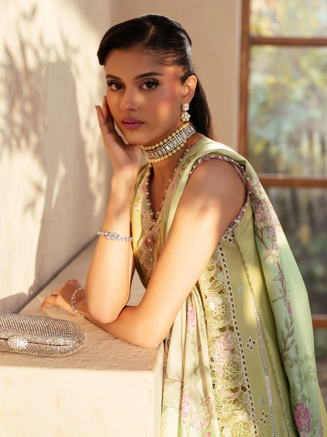 Bin Ilyas Mehroze Luxe Summer Lawn – 94 - B - Image 4