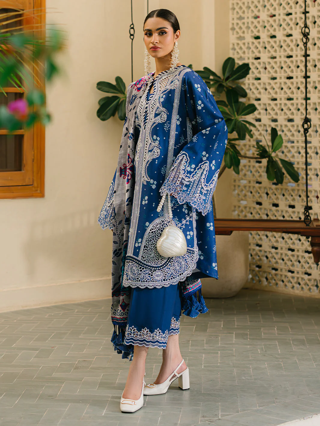 Bin Ilyas Olivia Embroidered Winter – 527-B - Image 9
