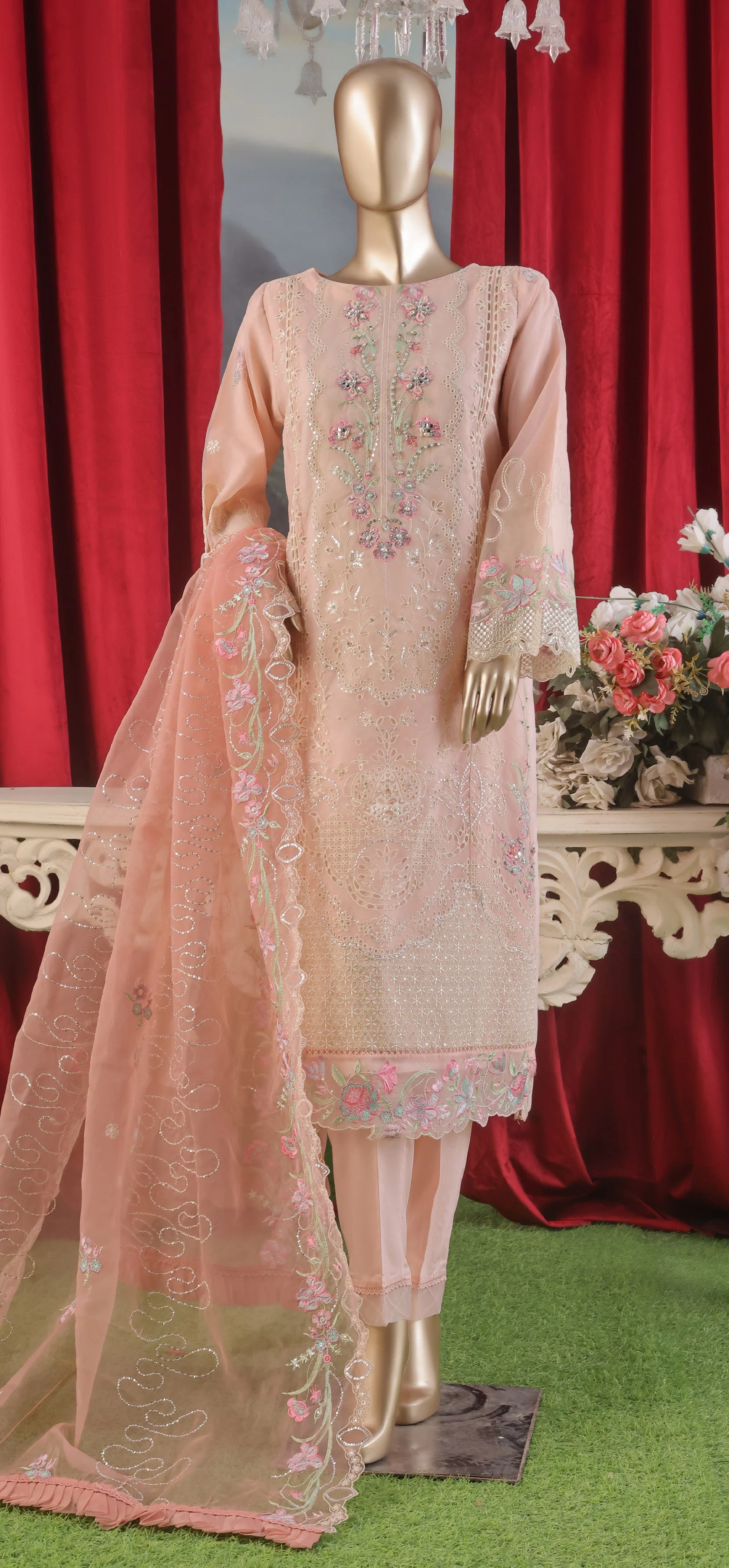 Bin Saeed Chiffon Pret Formals – D-3