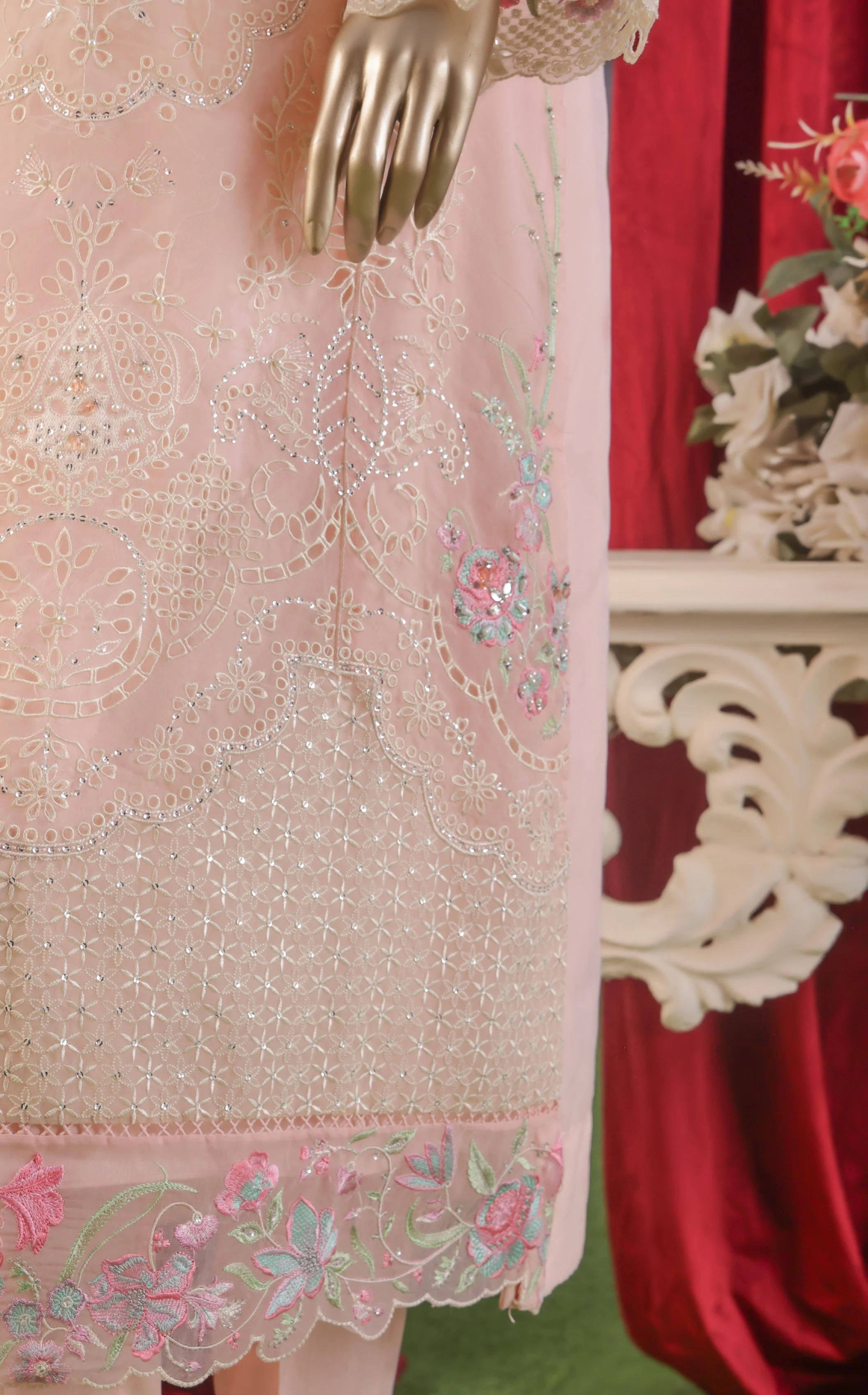 Bin Saeed Chiffon Pret Formals – D-3 - Image 6