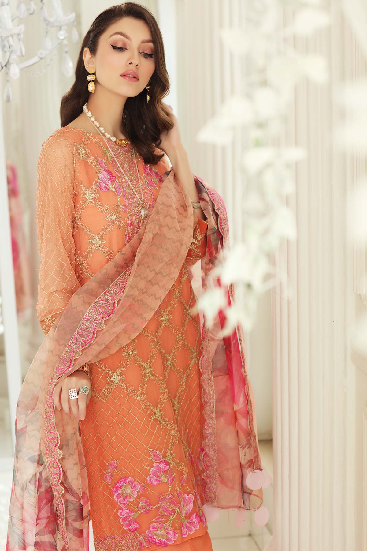 Charizma Allure · Embroidered Chiffon Collection – CAL-004 - Image 3
