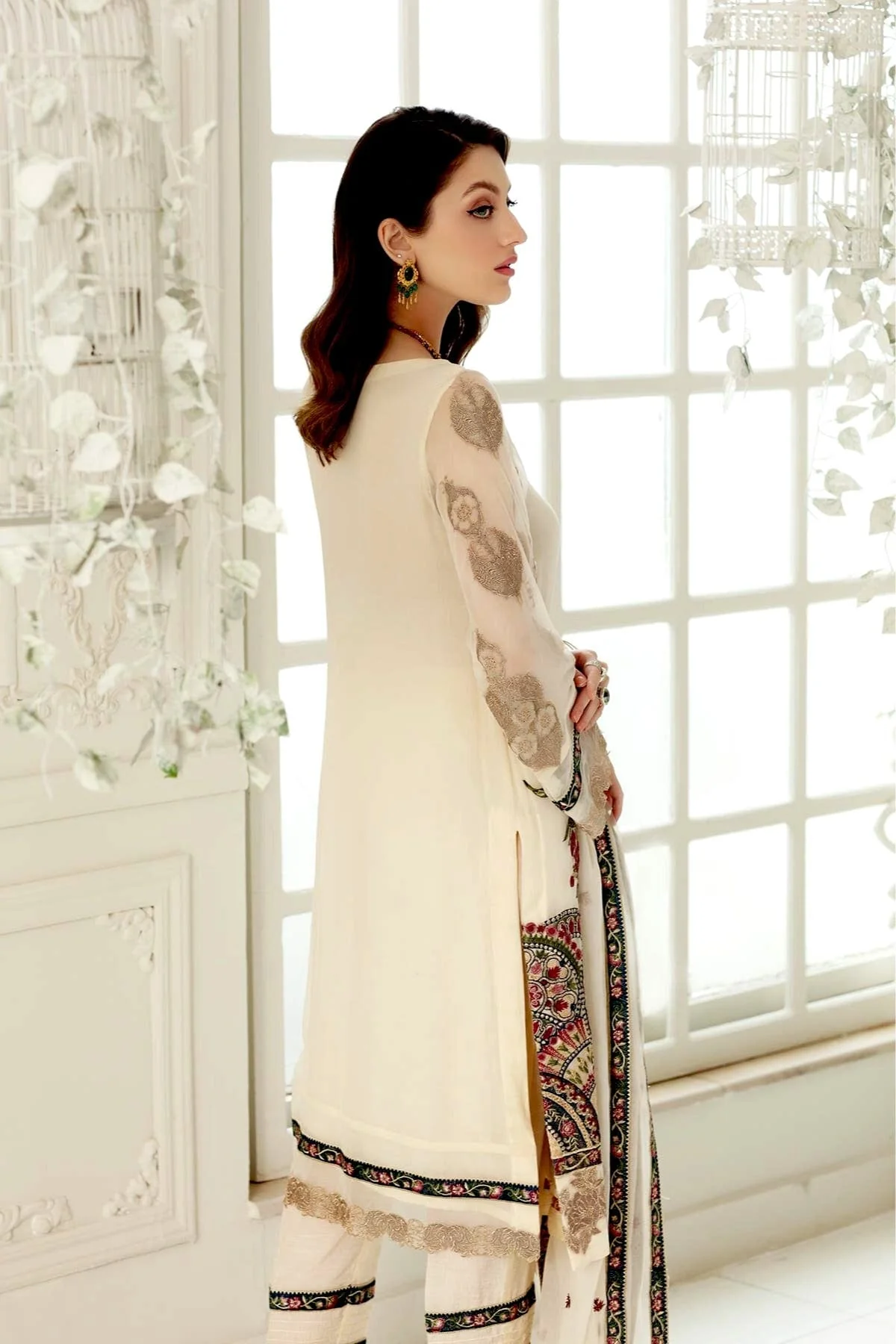 Charizma Chimmer Embroidered Chiffon Collection – CHM-32 - Image 6