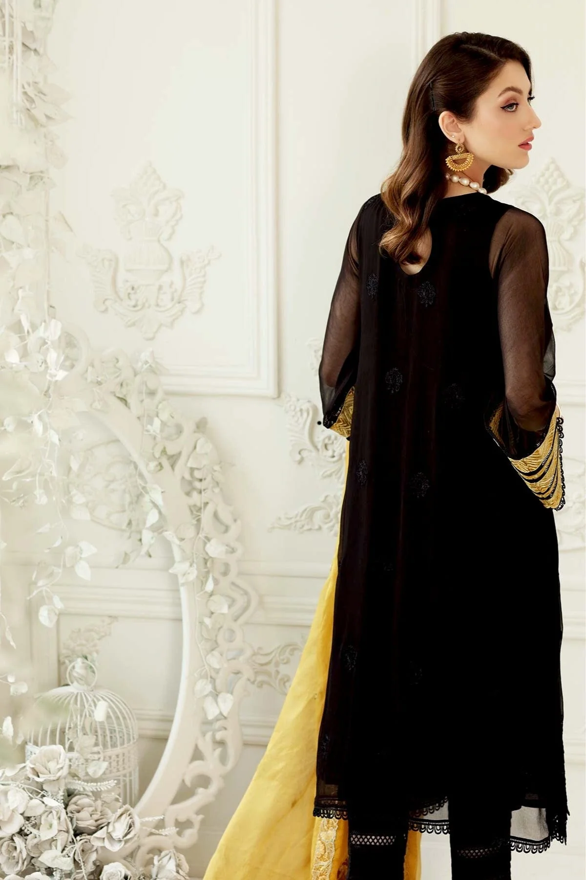 Charizma Chimmer Embroidered Chiffon Collection – CHM-34 - Image 5