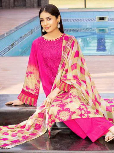 Charizma Combination Embroidered Lawn Collection 2023 – CC-11B - Image 2