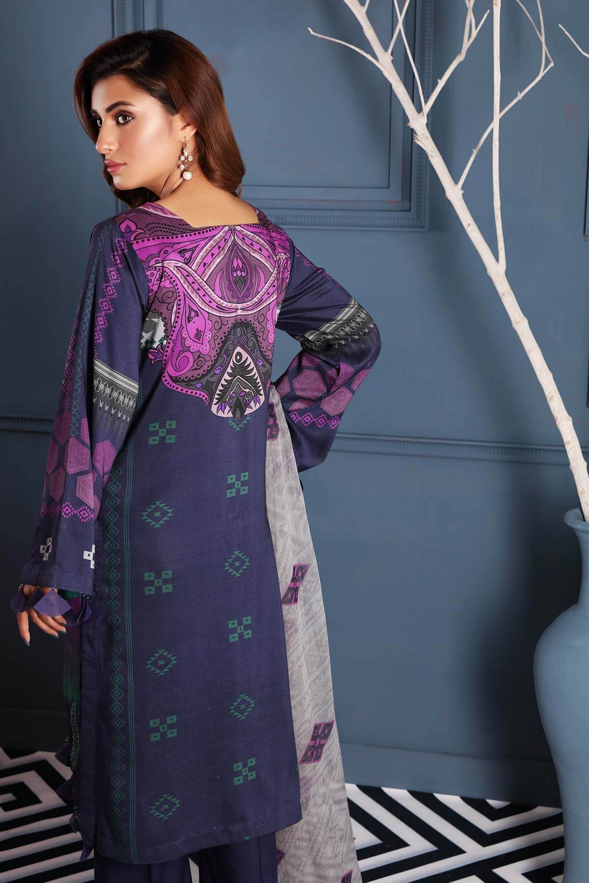 Charizma Combinations Embroidered Linen Collection – Dreams CCW-05 - Image 4