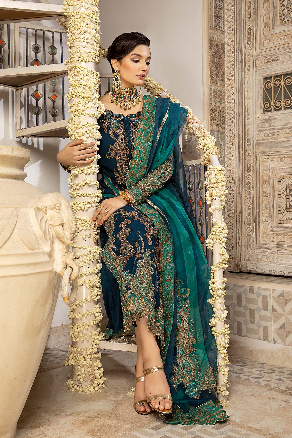 Charizma Dastan-e-Jashan Formal Chiffon Collection – DJ22-03 - Image 4