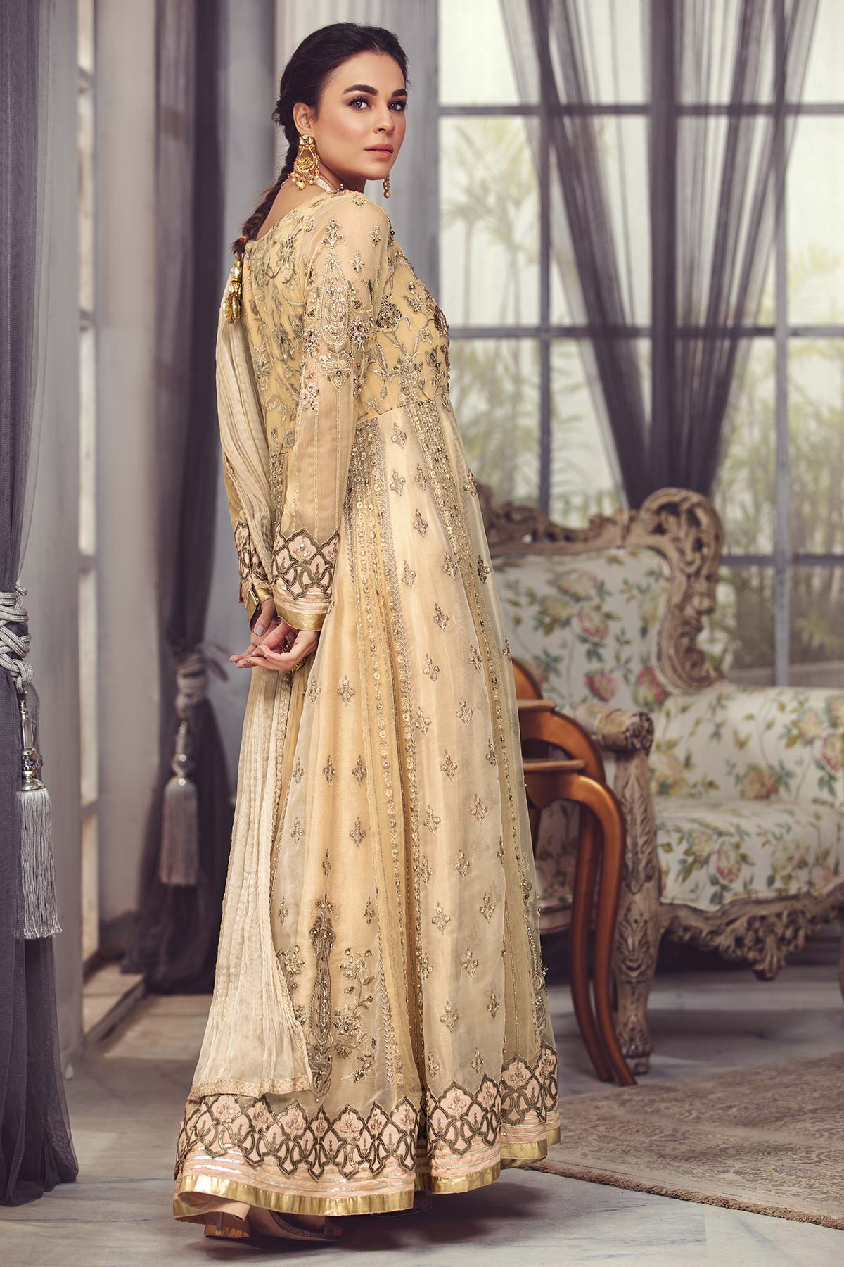 Charizma Dastan-e-Jashn Embroidered Hand Work Chiffon Collection – DJW-14 - Image 8