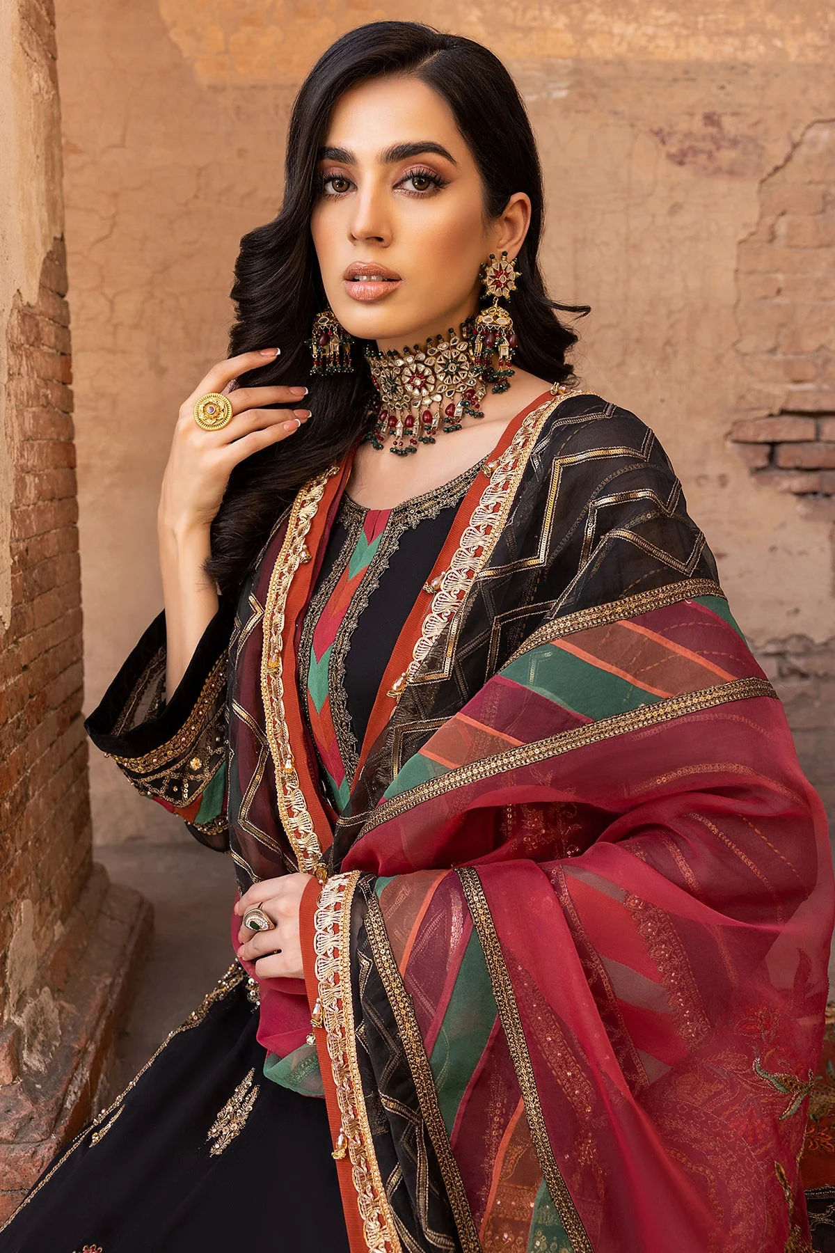 Charizma Dastan-e-Jashn Luxury Formal Chiffon Collection – DJW-04 - Image 4