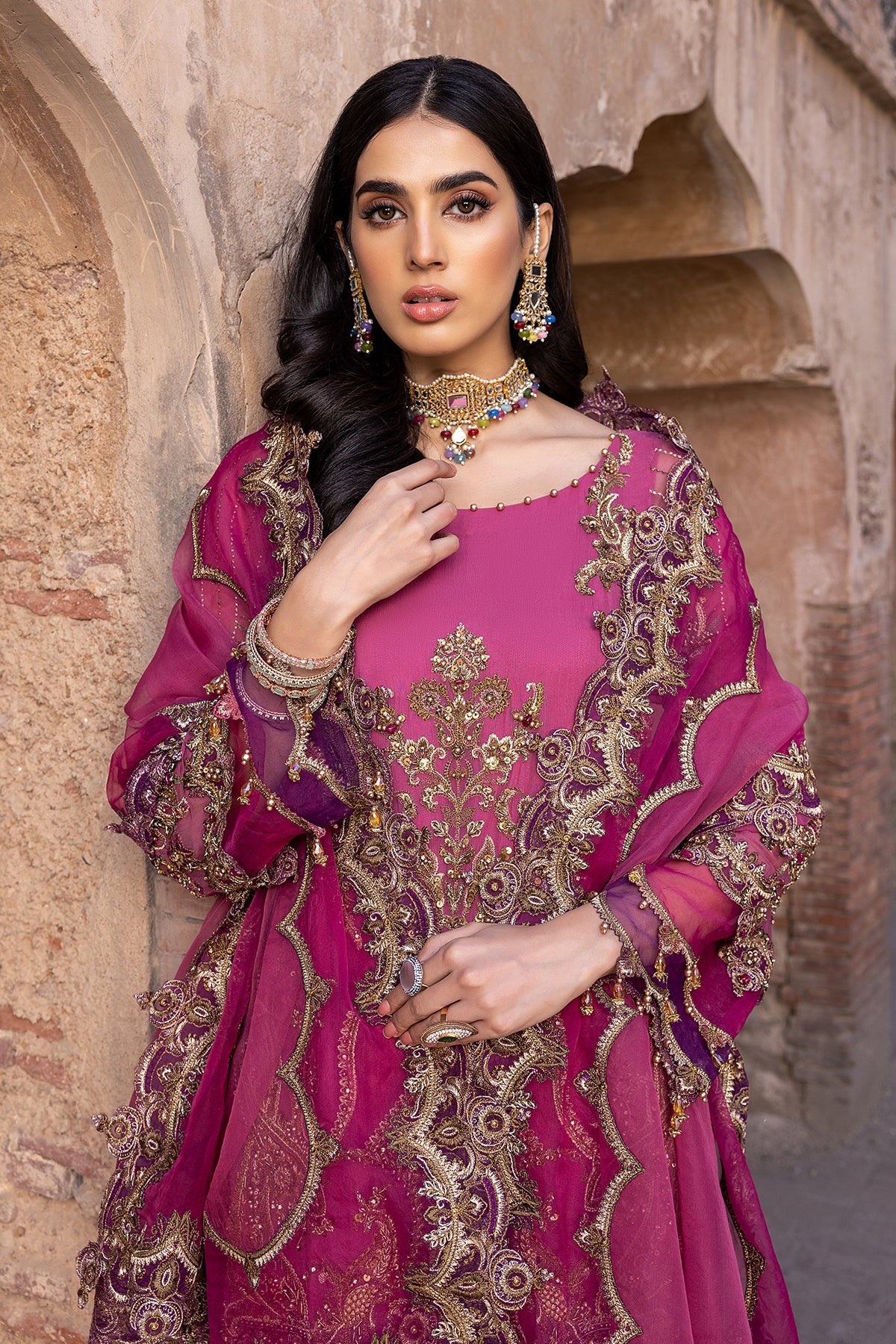 Charizma Dastan-e-Jashn Luxury Formal Chiffon Collection – DJW-05 - Image 5