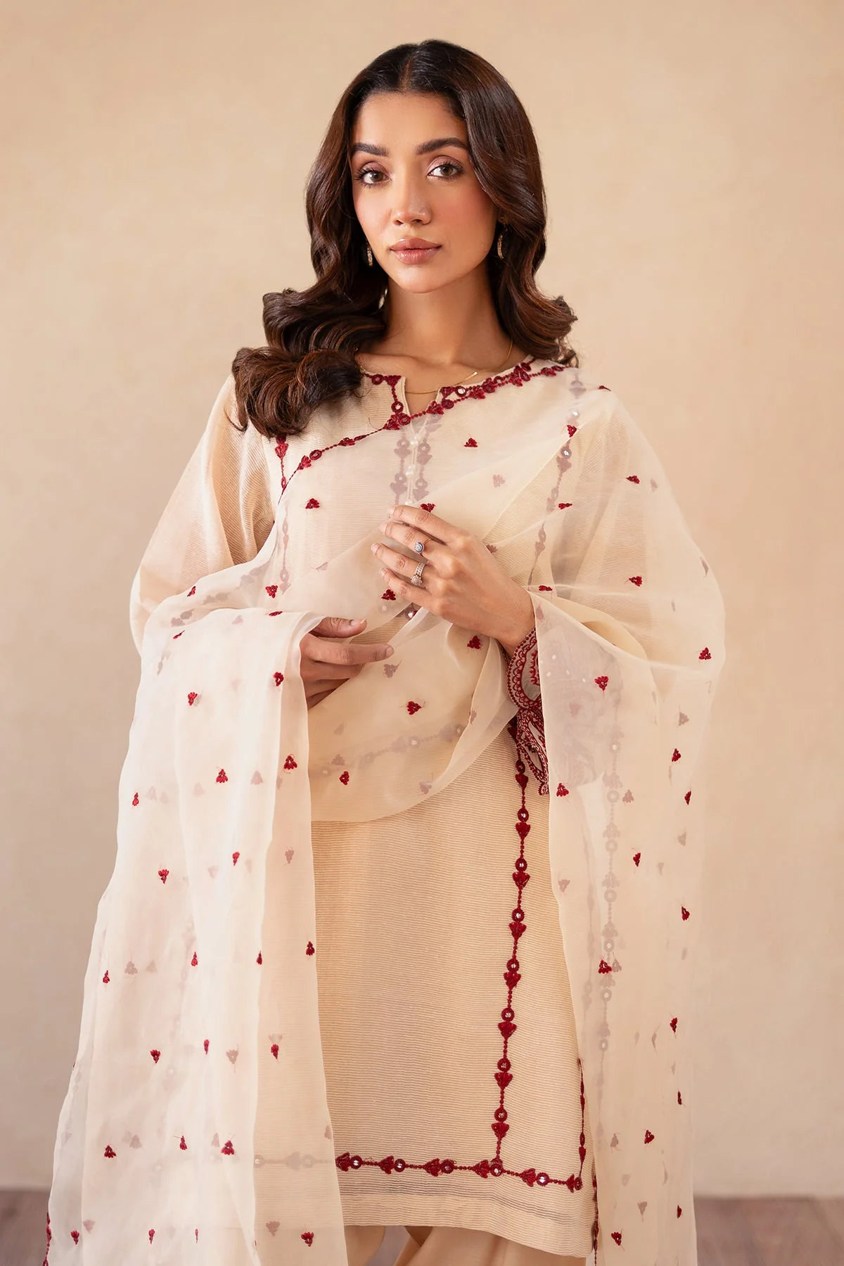 Charizma Festive 3-PC EMBROIDERED Suit - CMA-4-S06 - Image 2