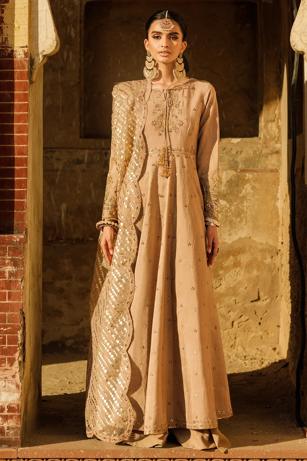 Charizma Mi Amor Pret/Stitched – Embroidered Raw Silk Suit CMA-5-024 - Image 3