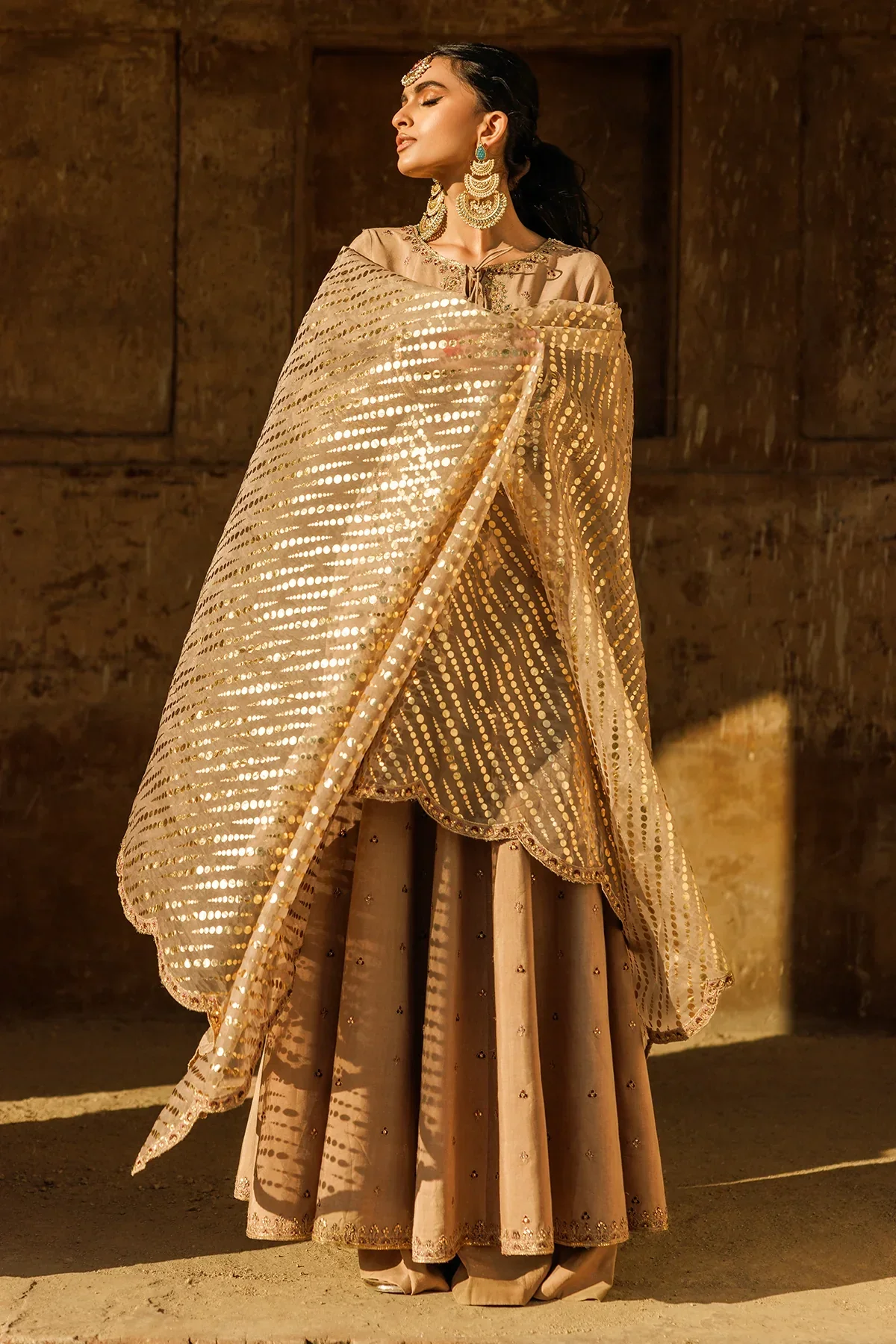 Charizma Mi Amor Pret/Stitched – Embroidered Raw Silk Suit CMA-5-024 - Image 7