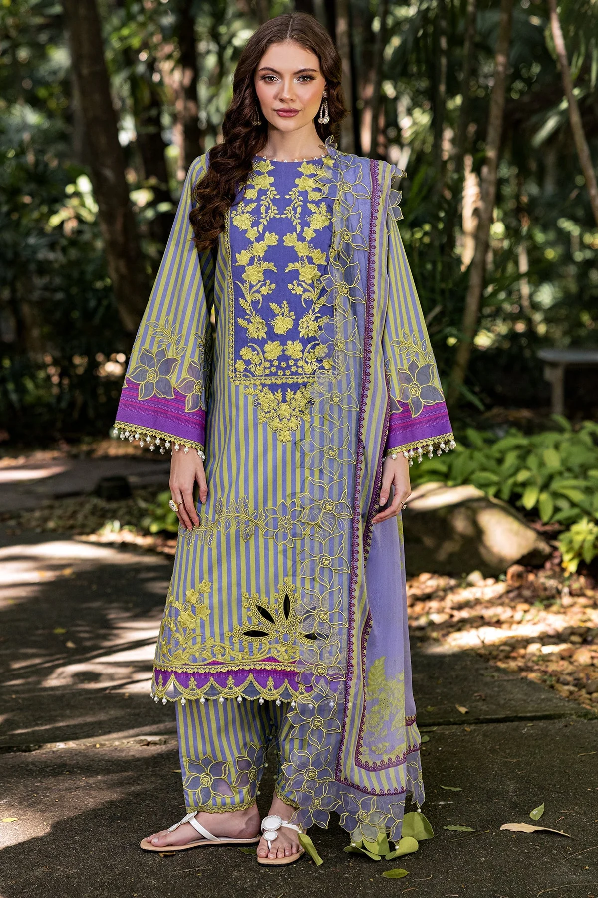 Charizma Naranji Lawn – CN5-02