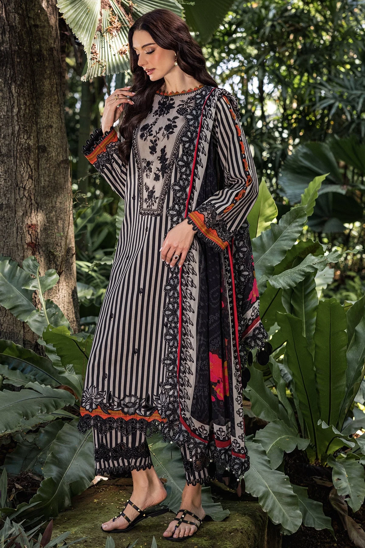 Charizma Naranji Lawn  – CN5-03 - Image 5