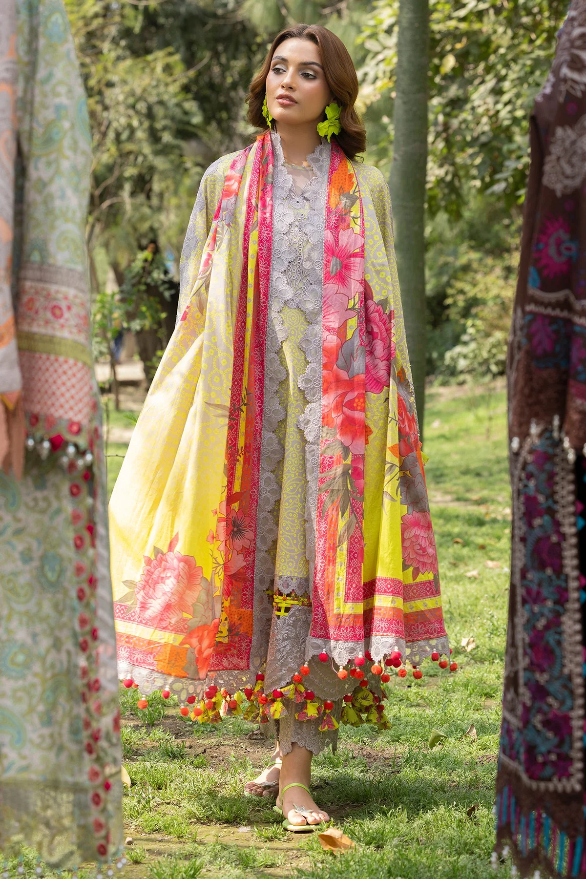 Charizma Range Embroidered Lawn – CRN5-11 - Image 5